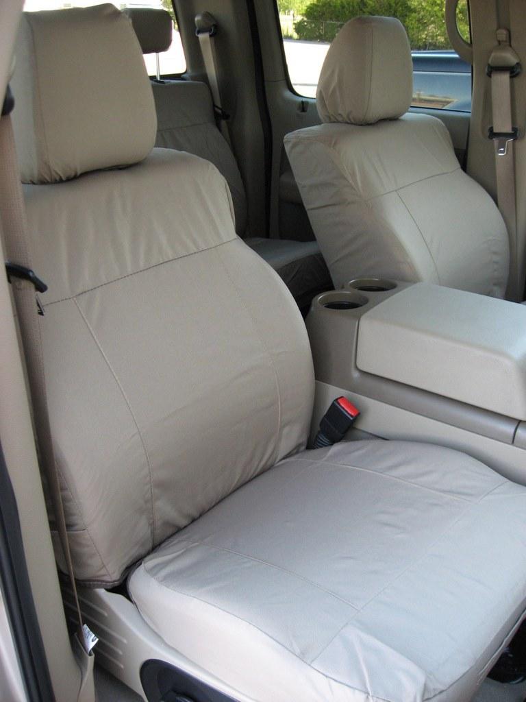 20042008 Ford F150 Crew Cab and Lincoln Mark LT Front Buckets Seats with Adjustable Headrests